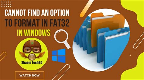 fat32 not an option in format.